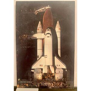 Vintage NASA Space Collection Postcard Featuring STS-3 Launch Vehicle